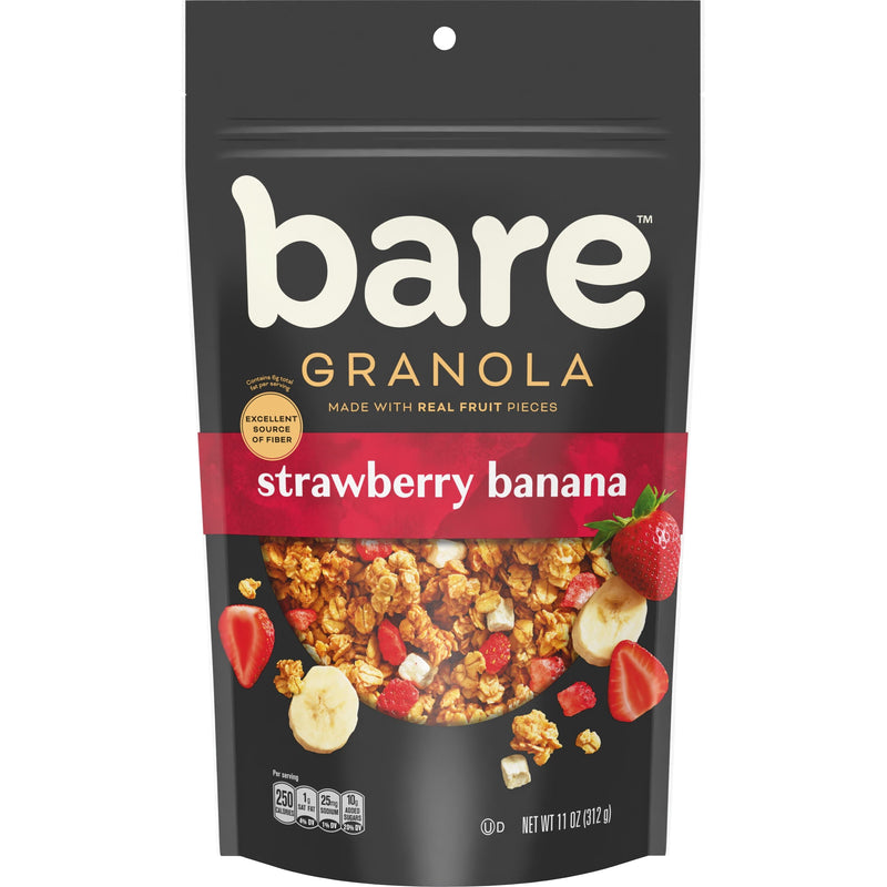 Bare Strawberry Banana Fruit · Granola · 11 oz · bolsa