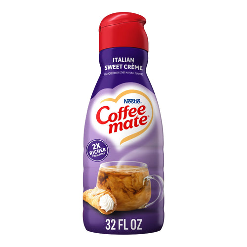 Coffee mate Italian Sweet Crème · Crema para café · 32 fl oz · botella