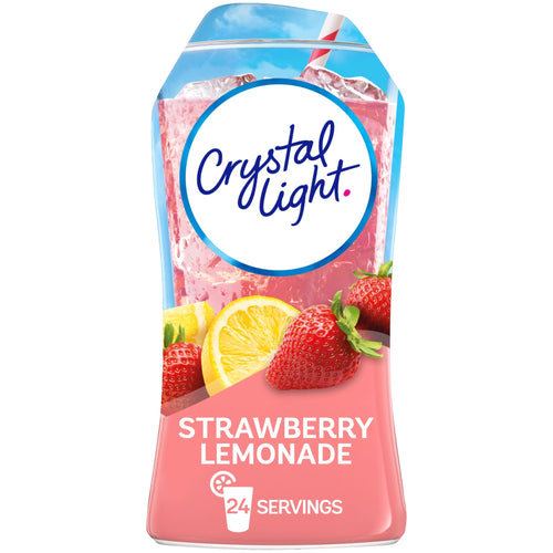 Crystal Light Liquid Strawberry Lemonade Naturally · Polvo para agua · 1.62 fl oz · botella