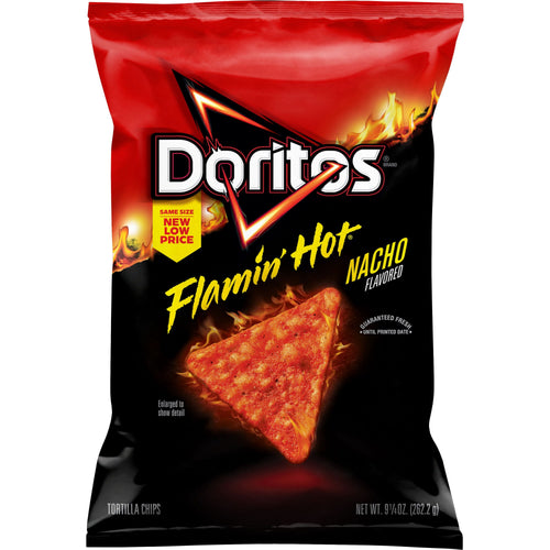 Doritos Flamin' Hot Nacho · Totopos · 9.25 oz · bolsa