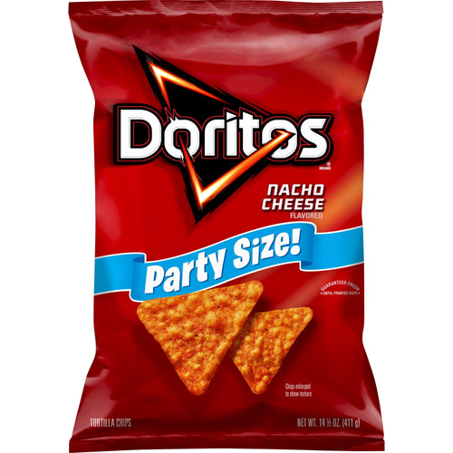 Doritos Nacho Cheese Tortilla · Totopos · 14.5 oz · bolsa · tamaño fiesta
