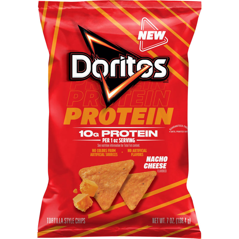 Doritos Protein Nacho Cheese · Totopos · 7 oz · bolsa