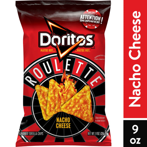 Doritos Roulette Nacho Cheese · Totopos · 9 oz · bolsa