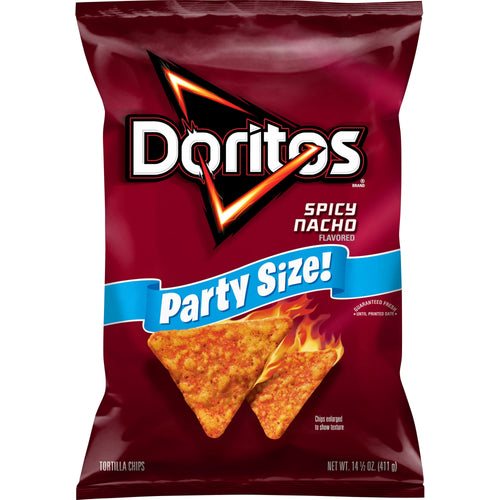 Doritos Spicy Nacho · Totopos · 14.5 oz · bolsa