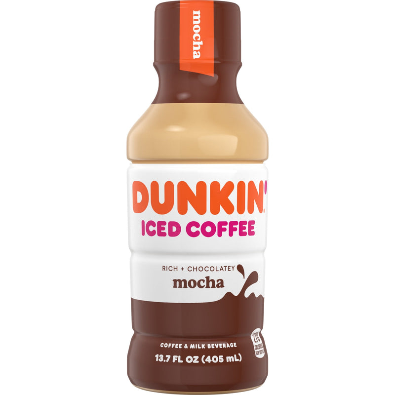 Dunkin' Mocha Iced · Café y cremas · 13.7 fl oz · botella