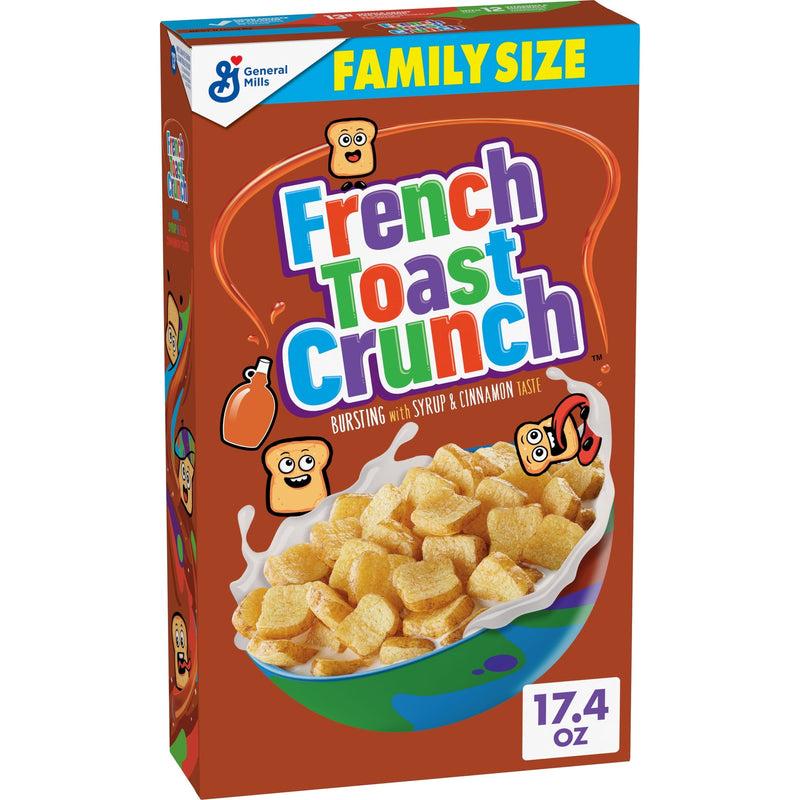 French Toast Crunch Syrup and Cinnamon Taste · Cereal · 17.4 oz · tamaño familiar