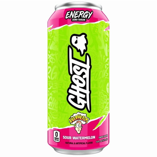 GHOST® ENERGY WARHEADS® Sour Watermelon · Bebida energética · 16 fl oz · lata