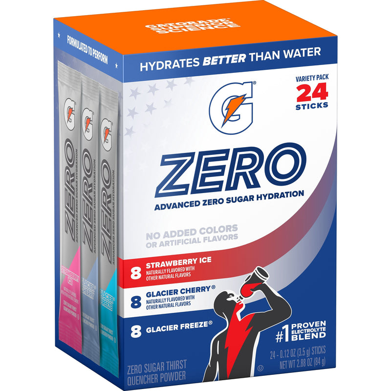 Gatorade Strawberry Ice Glacier Cherry and Glacier Freeze · Polvo para agua · 0.12 oz