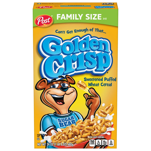 Golden Crisp Wheat · Cereal · 24 oz · caja