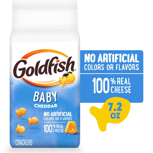 Goldfish Baby Cheddar · Galletas · 7.2 oz · bolsa