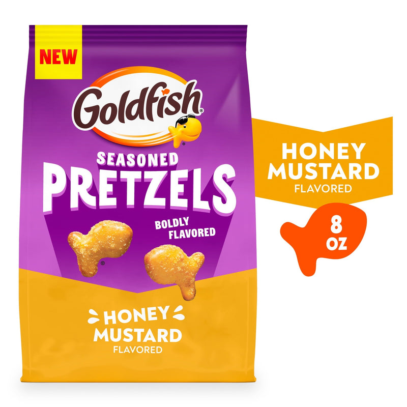 Goldfish Honey Mustard Seasoned · Pretzels · 8 oz · bolsa