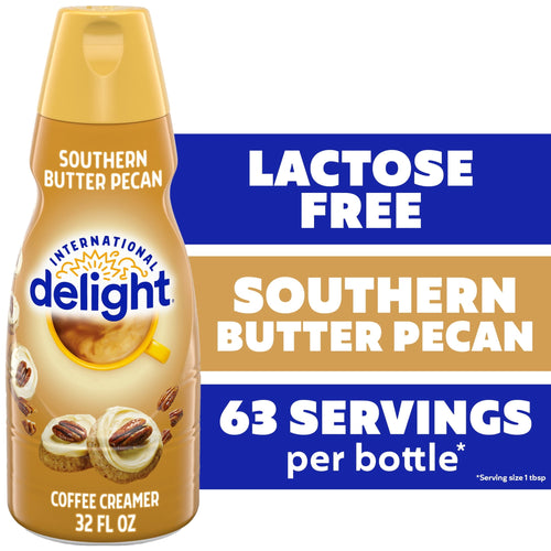 International Delight Southern Butter Pecan · Crema para café · 32 fl oz · botella