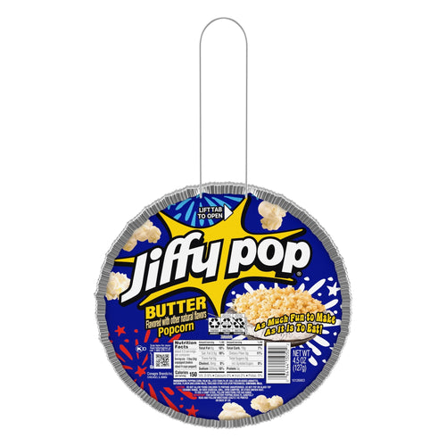 JIFFY POP Butter Stovetop Popping Pan · Palomitas · 4.5 oz