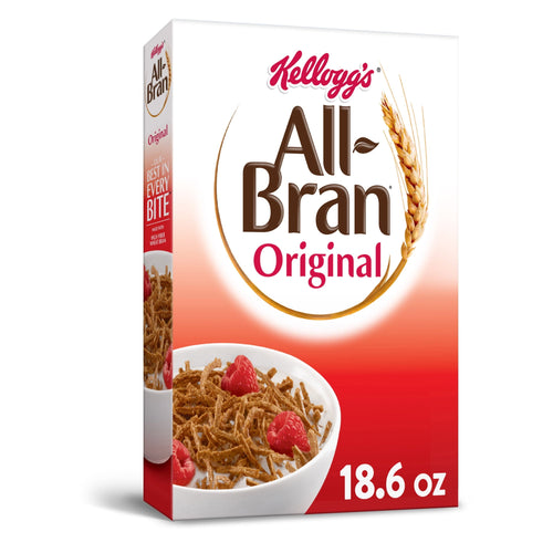 Kellogg's All-Bran Original · Cereal · 18.6 oz · tamaño familiar