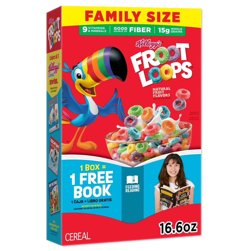 Kellogg's Froot Loops Original · Cereal · 16.6 oz · tamaño familiar