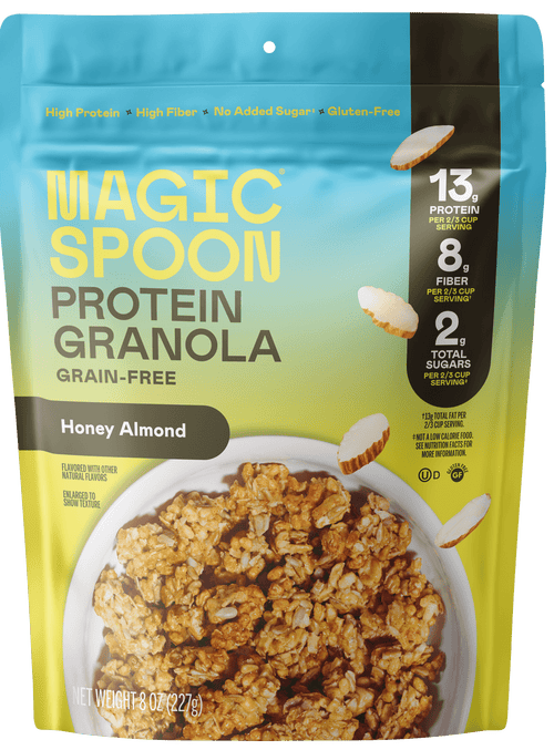 Magic Spoon Grain-Free Honey Almond Protein · Granola · 8 oz · bolsa
