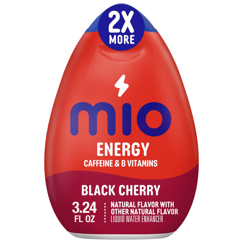 MiO Energy Black Cherry · Polvo para agua · 3.24 fl oz · botella