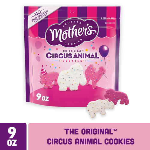Mother's Original Circus Animal Frosted Animal · Galletas · 9 oz · bolsa