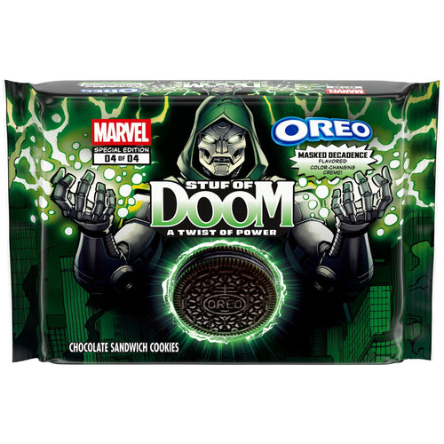 MARVEL OREO Stuf of Doom Chocolate Special Edition · Galletas · 10.68 oz