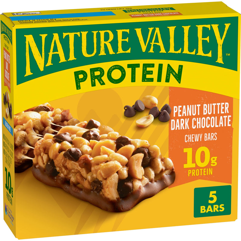 Nature Valley Protein Peanut Butter Dark Chocolate · Snack salado · 5 barras de 7.1 oz