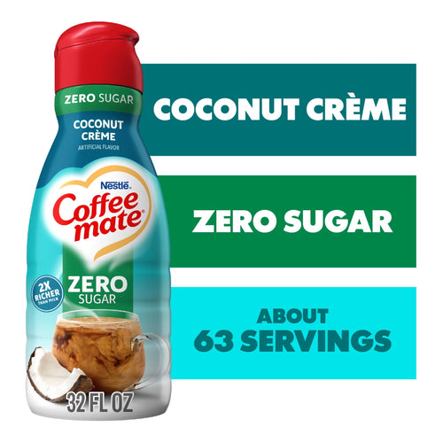 Coffee mate Coconut Creme · Crema para café · 32 fl oz · botella