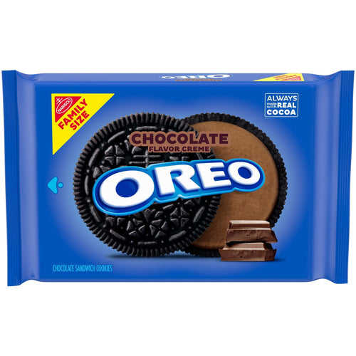 OREO Chocolate Creme Chocolate · Galletas · 18.71 oz · tamaño familiar