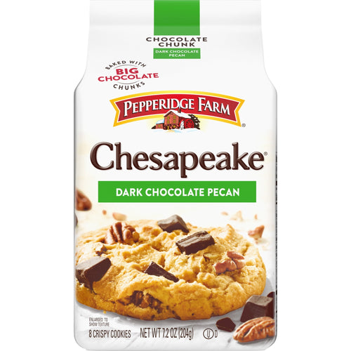 Pepperidge Farm Chesapeake Dark Chocolate Pecan · Galletas · 8 galletas de 7.2 oz