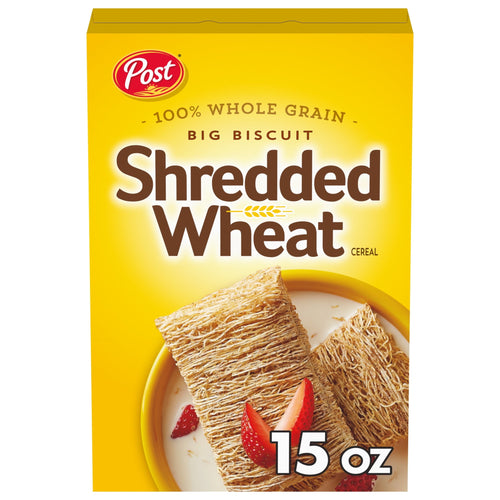 Post Big Biscuit Shredded Wheat No Sugar Added · Cereal · 15 oz · caja