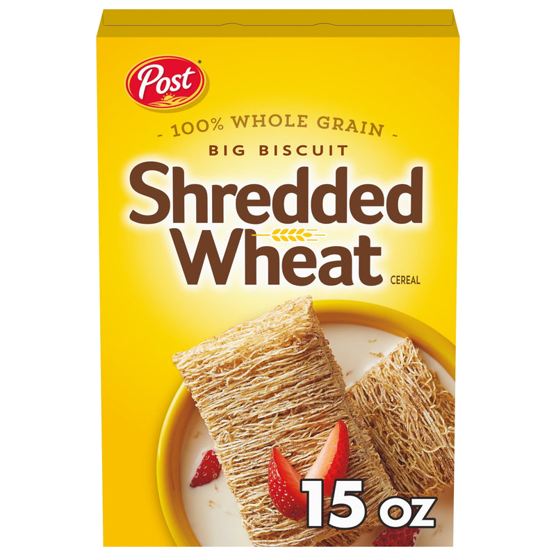 Post Big Biscuit Shredded Wheat No Sugar Added · Cereal · 15 oz · caja