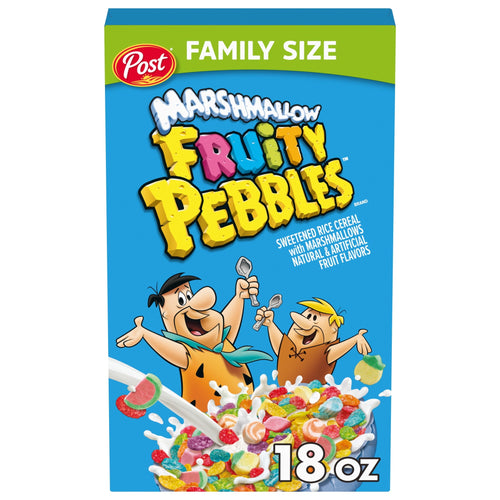 Post Marshmallow Fruity PEBBLES · Cereal · 18 oz