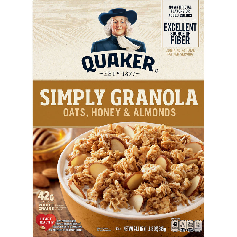 Quaker Simply Oats · Granola · 24.1 oz · caja