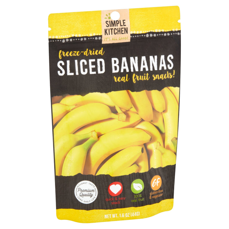 Simple Kitchen Freeze-Dried Sliced Bananas · Fruta seca · 1.6 oz