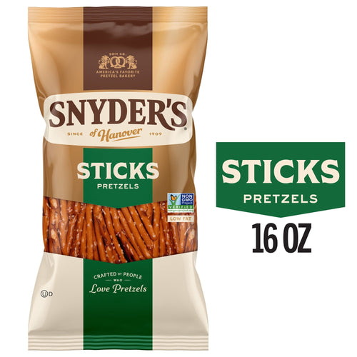 Snyder's of Hanover Sticks · Pretzels · 16 oz · bolsa