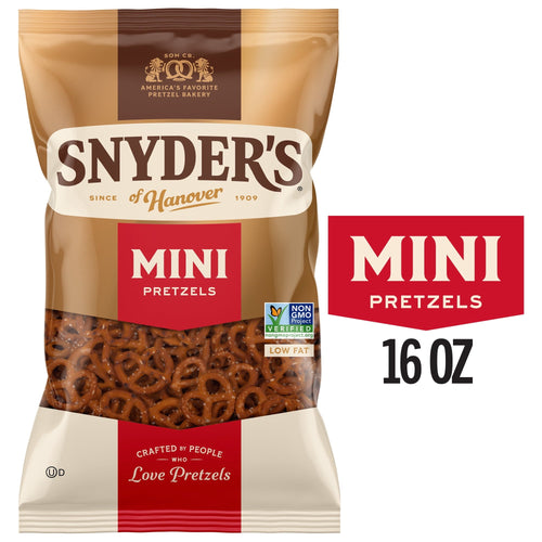 Snyder's of Hanover Mini · Pretzels · 16 oz · bolsa