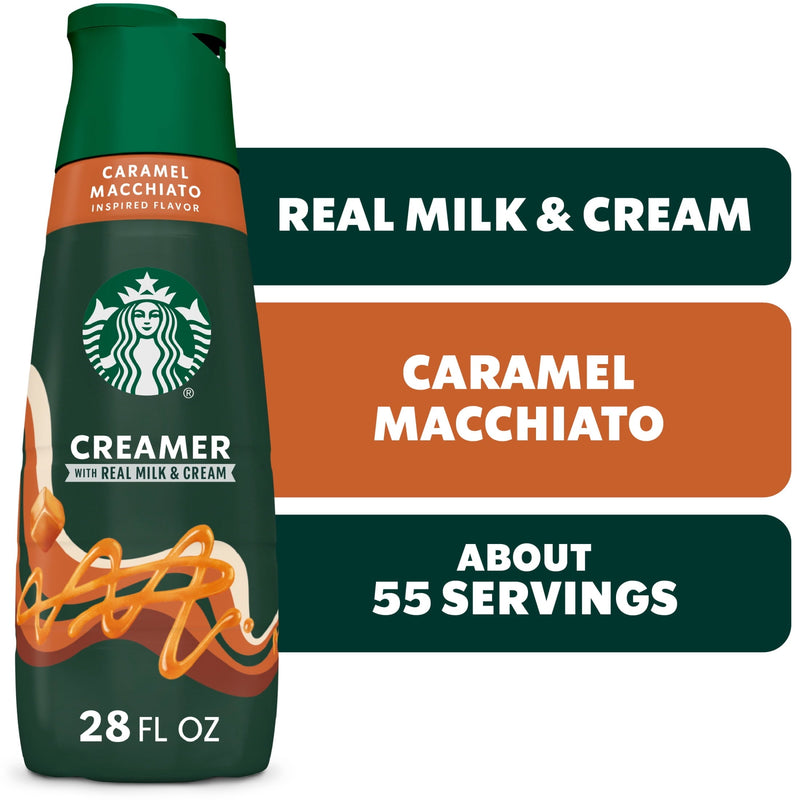 Starbucks Caramel Macchiato · Crema para café · 28 fl oz · botella