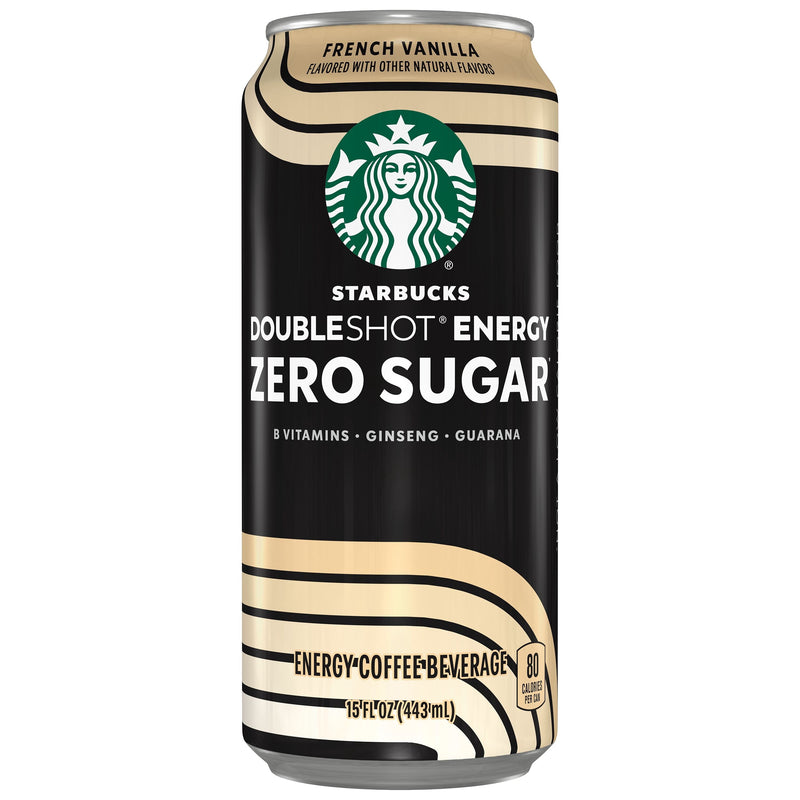 Starbucks Doubleshot Energy French Vanilla · Café y cremas · 15 fl oz · lata