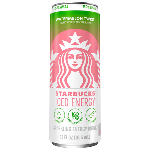 Starbucks Iced Energy Watermelon Twist · Café y cremas · 12 fl oz · lata
