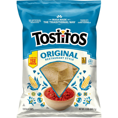 Tostitos Restaurant Style Original · Totopos · 12 oz · bolsa