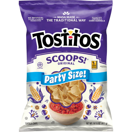 Tostitos Scoops! · Totopos · 14.5 oz · bolsa · tamaño fiesta