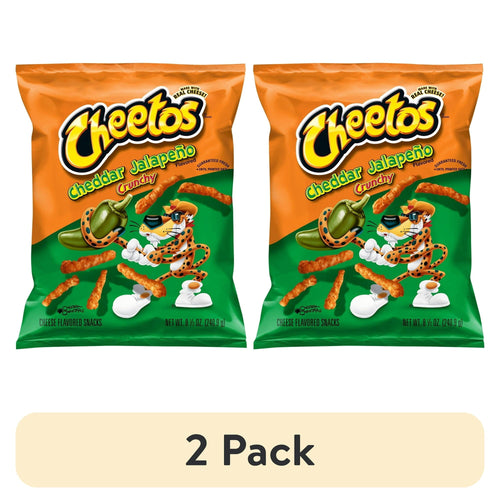 Cheetos Cheddar Jalapeno Cheese Puff · Frituras · 2 pack de 8.5 oz