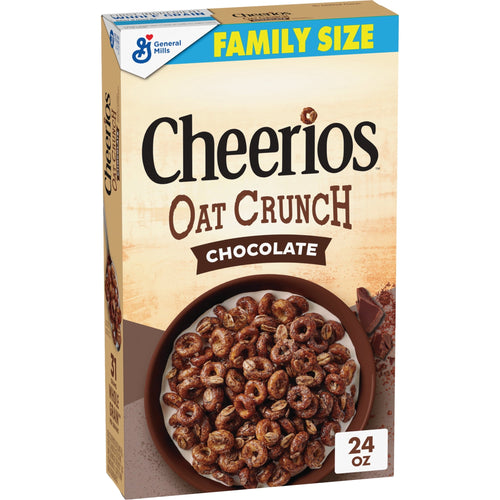 Cheerios Oat Crunch Chocolate · Cereal · 24 oz · tamaño familiar