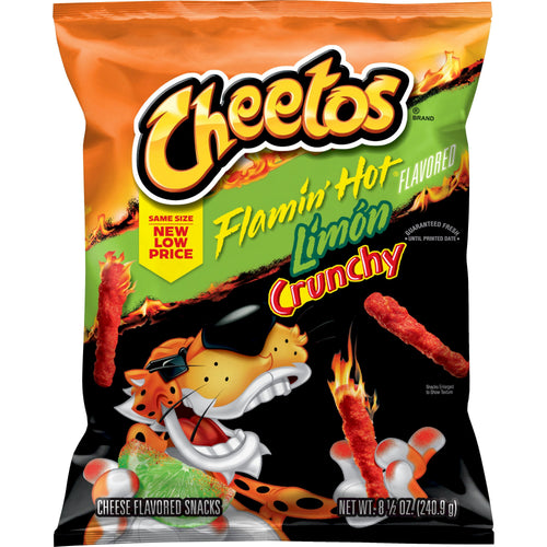 Cheetos Flamin' Hot Limon Cheese · Frituras · 8.5 oz · bolsa