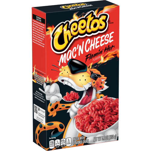 Cheetos Mac 'N Cheese Flamin' Hot · Frituras · 5.9 oz · caja