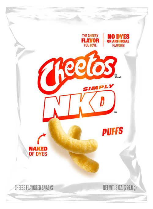 Cheetos Simply NKD No Dyes No Puffs Cheese · Frituras · 8 oz · bolsa