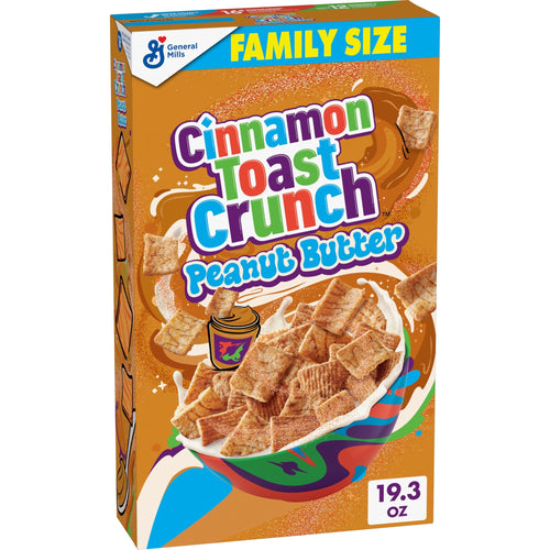 Cinnamon Toast Crunch Peanut Butter · Cereal · 19.3 oz · tamaño familiar