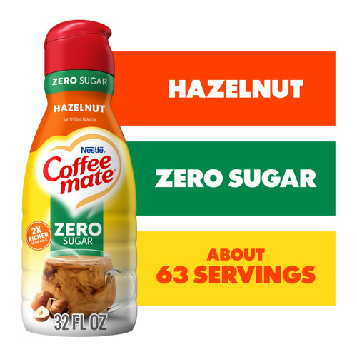 Coffee mate Hazelnut · Crema para café · 32 fl oz · botella