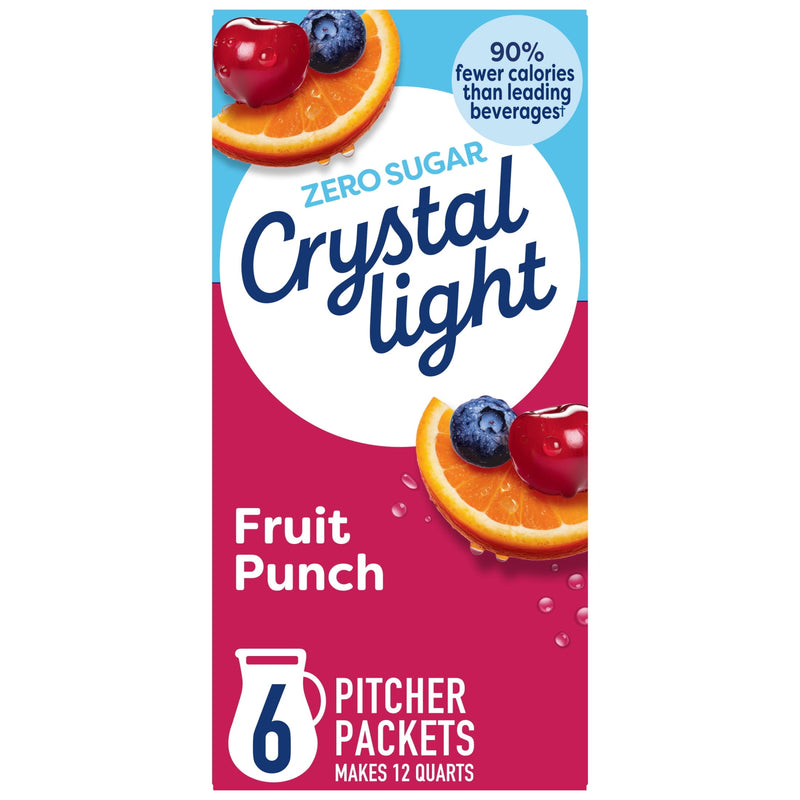 Crystal Light 6 Pitcher Packets · Polvo para agua · 2.04 oz · sobres