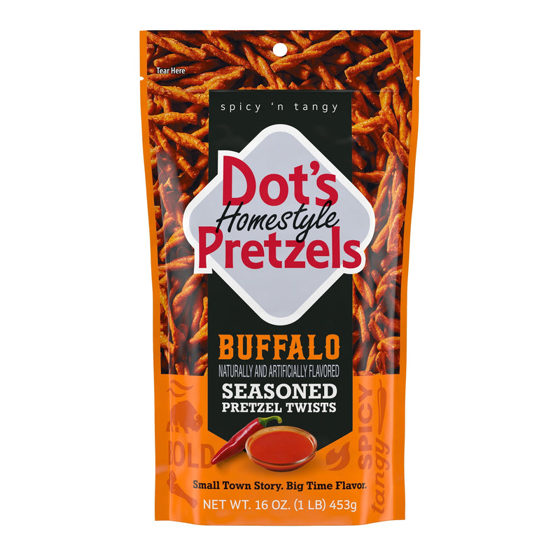 DOT'S Homestyle Buffalo Seasoned Pretzel Twists · Pretzels · 16 oz · bolsa