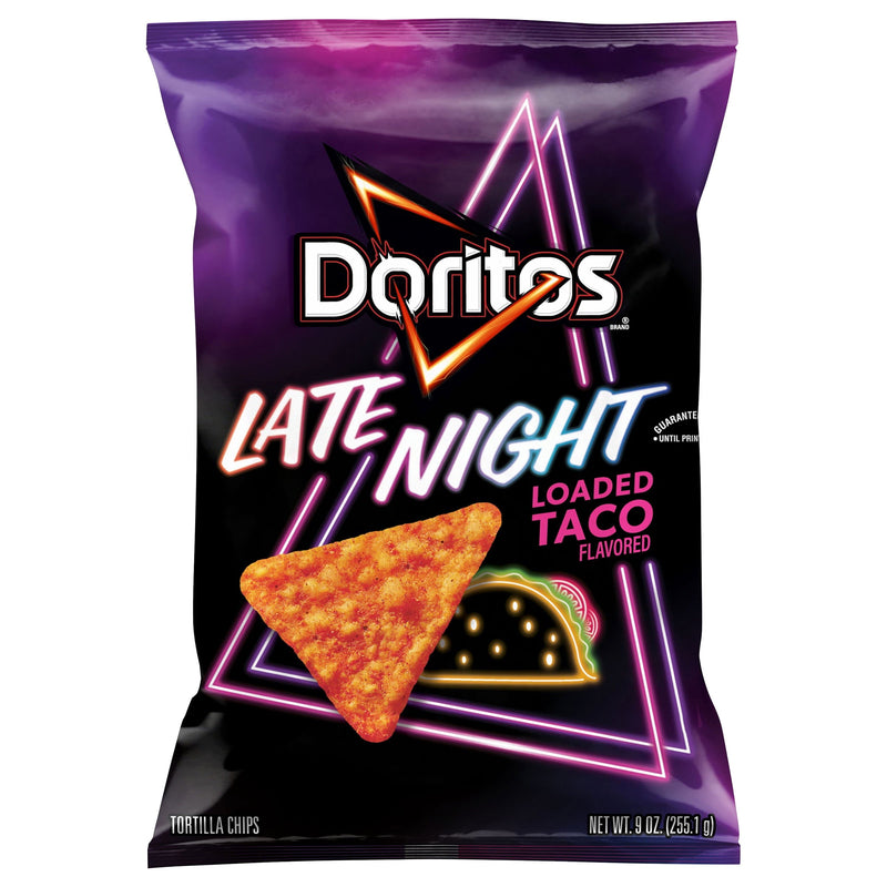 Doritos Late Night Loaded Taco · Totopos · 9 oz · bolsa