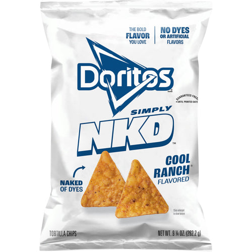 Doritos Simply NKD No Dyes No Cool Ranch · Totopos · 9.25 oz · bolsa